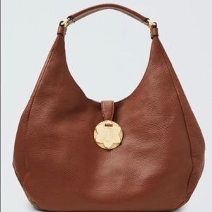 Draper James Leather Derby Hobo Bag